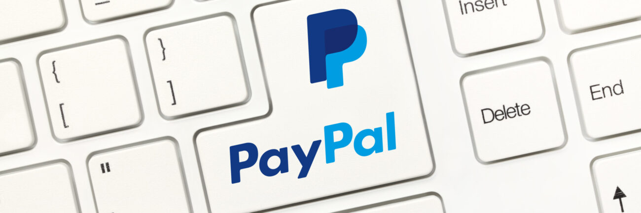 White Conceptual Keyboard – Paypal (key With Logotype) paypal leads discussion with venmo and grubhub at mpc