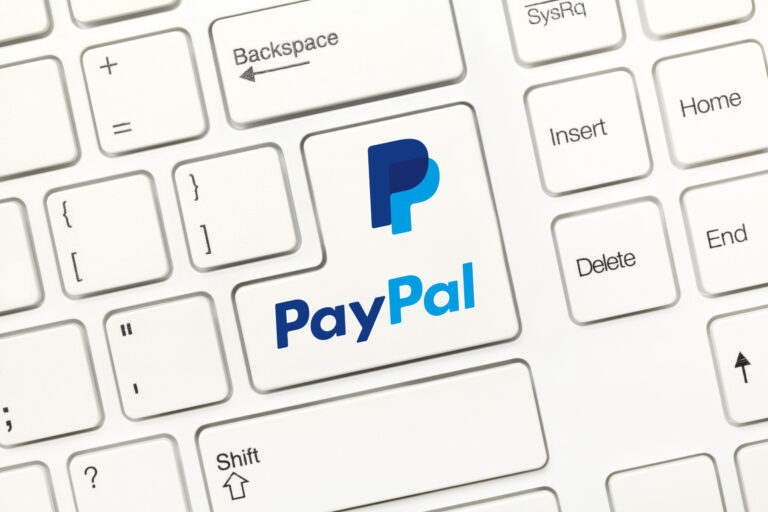 White Conceptual Keyboard – Paypal (key With Logotype) paypal leads discussion with venmo and grubhub at mpc